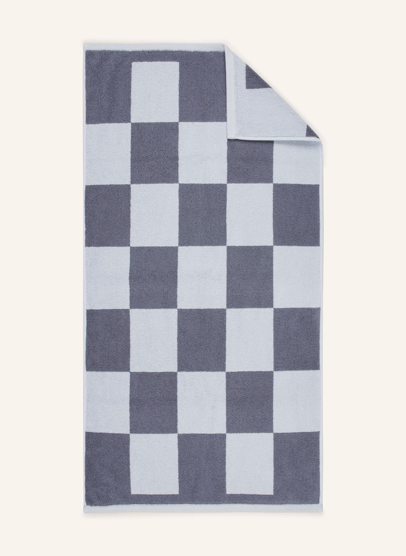 HAY 욕실 매트 CHECK 50 x 90 cm - 블루그레이 / 라이트블루 상세이미지1