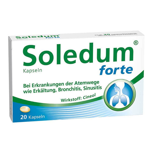 솔레둠 캡슐 포르테 200mg 유칼립투스 시네올 기관지 케어 20정