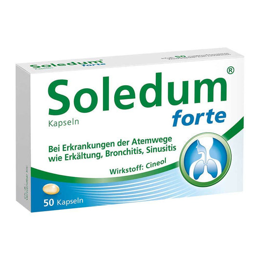 솔레둠 캡슐 포르테 200mg 유칼립투스 시네올 기관지 케어 50정