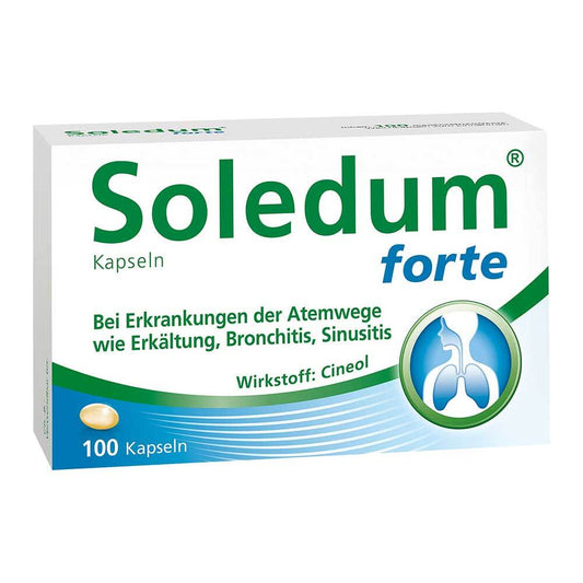 솔레둠 캡슐 포르테 200mg 유칼립투스 시네올 기관지 케어 100정