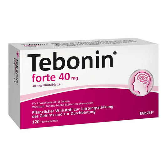 테보닌 포르테 40mg 은행잎추출물 필름정 120정 | APO EURO 유럽직구