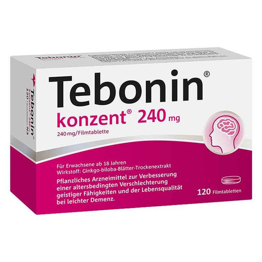 테보닌 콘센트 240mg 은행잎추출물 필름정 120정 | APO EURO 유럽직구