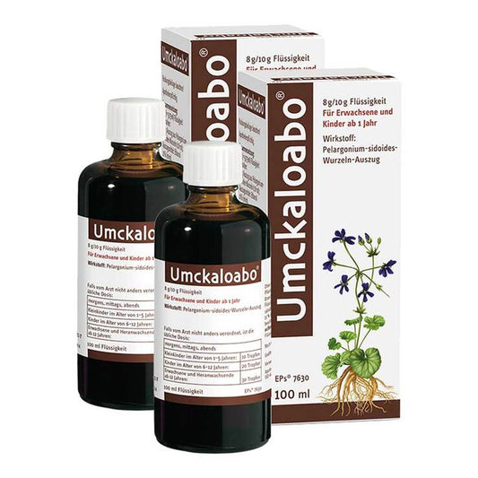 움카로아보 감기기관지 시럽 드롭 2x100ml | APO EURO 유럽직구