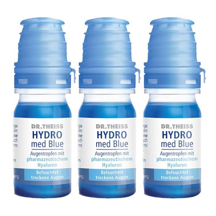 닥터 타이스 하이드로 메드 블루 인공눈물 3x10ml | APO EURO 유럽직구