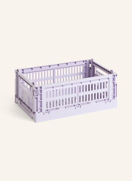HAY 접이식 박스 COLOUR CRATE SMALL  (연보라) | APO EURO 유럽직구