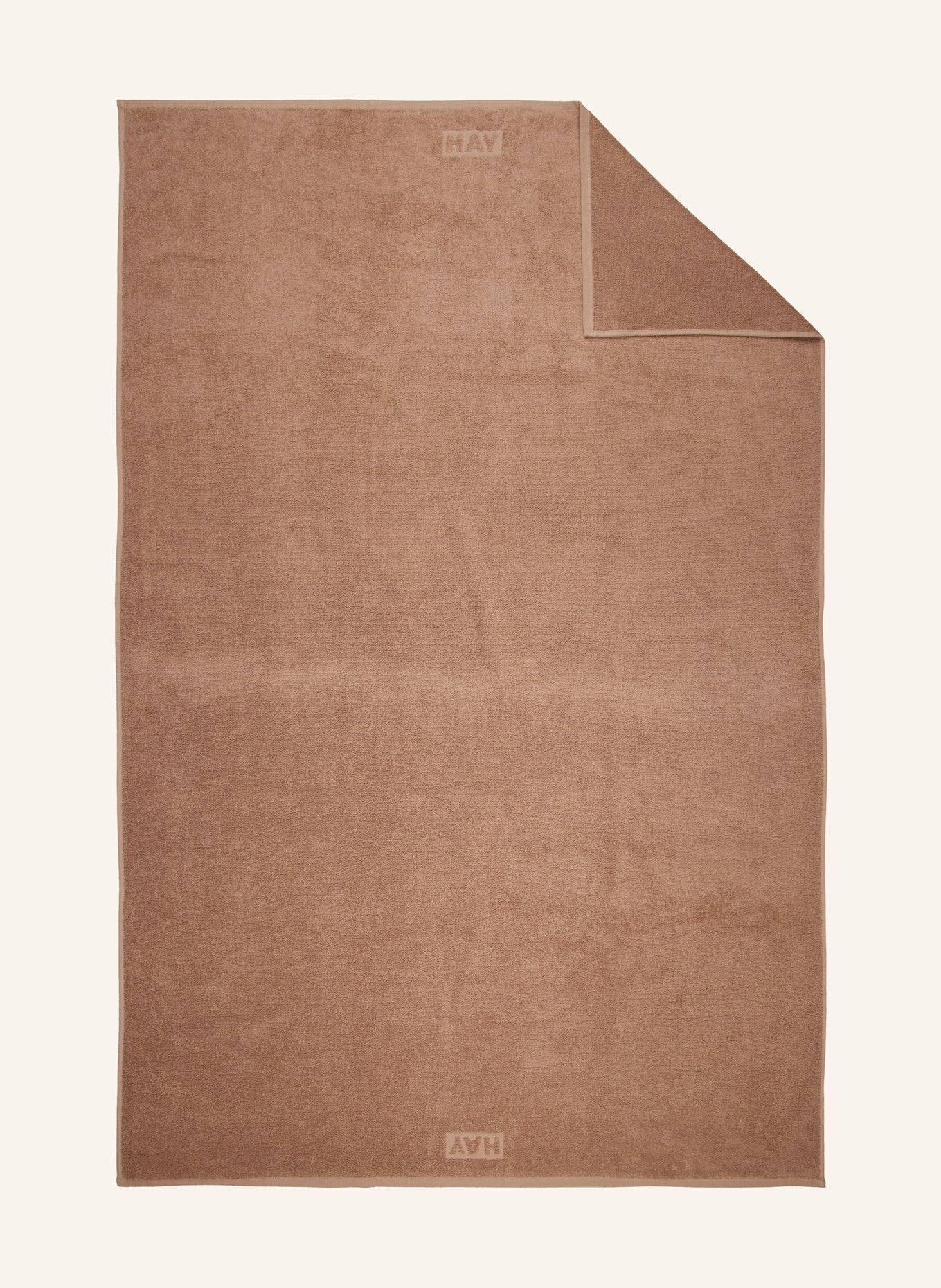 HAY 목욕 타월 MONO 70 x 140 cm - 라이트 브라운 | APO EURO 유럽직구