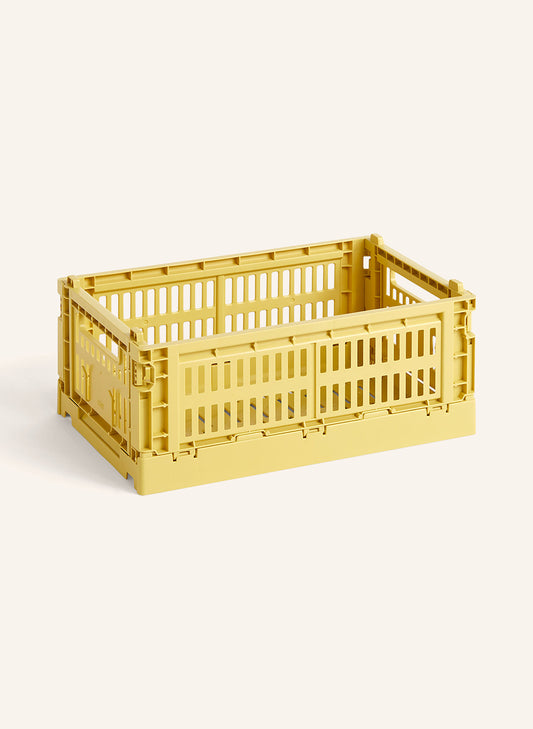 HAY 접이식 박스 COLOUR CRATE SMALL  - 노란색 | APO EURO 유럽직구