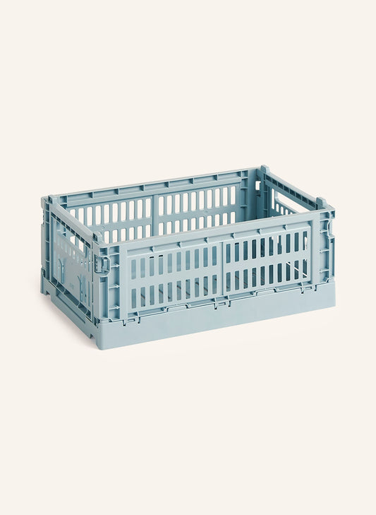 HAY 폴딩 박스 COLOUR CRATE SMALL  - 블루그레이 | APO EURO 유럽직구