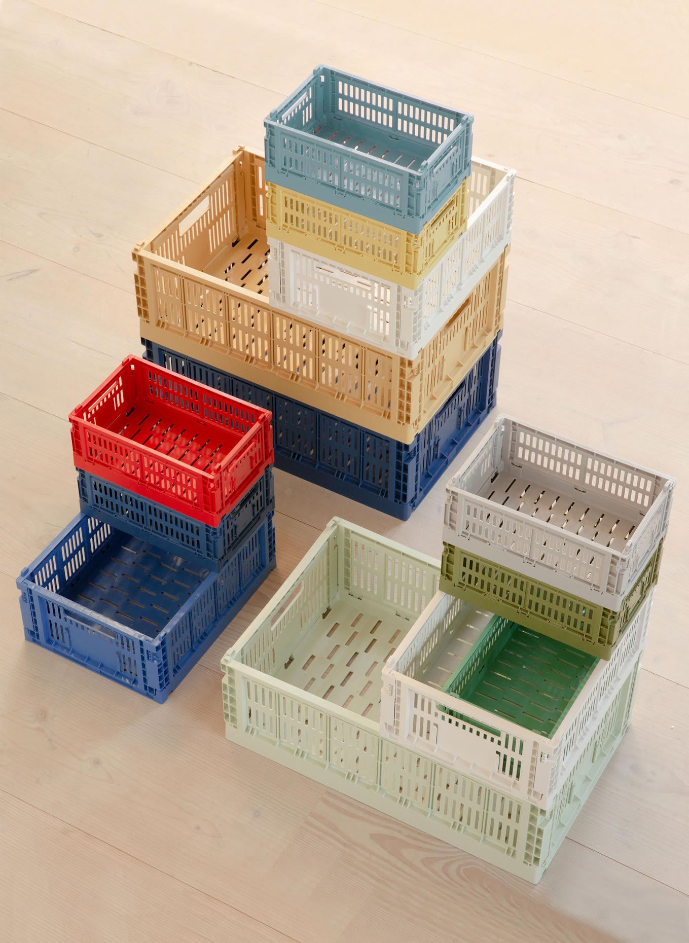 HAY 폴딩 박스 COLOUR CRATE SMALL  - 블루그레이 상세이미지2