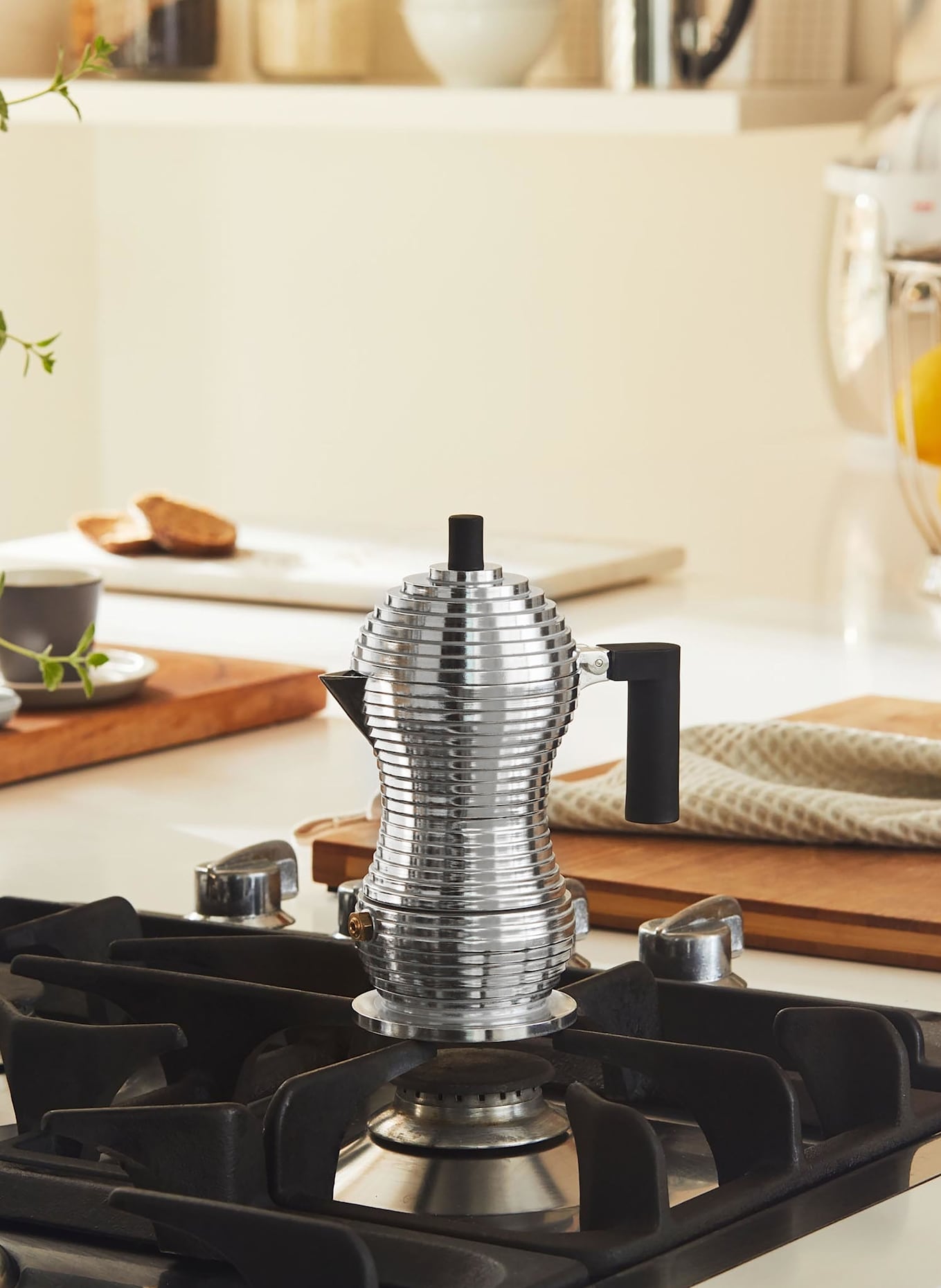 알레시 모카포트 PULCINA 300ml 실버 상세이미지2