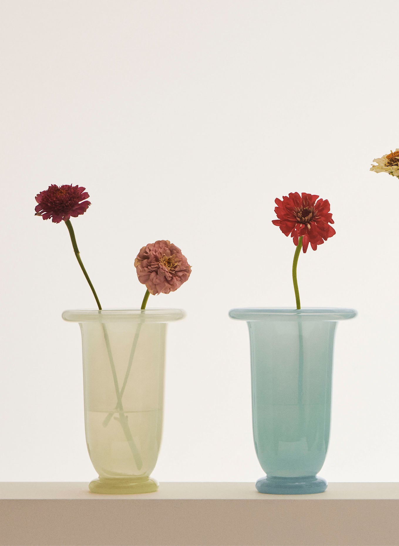HAY 꽃병 EMPIRE 높이: 21cm - 노란색 상세이미지1