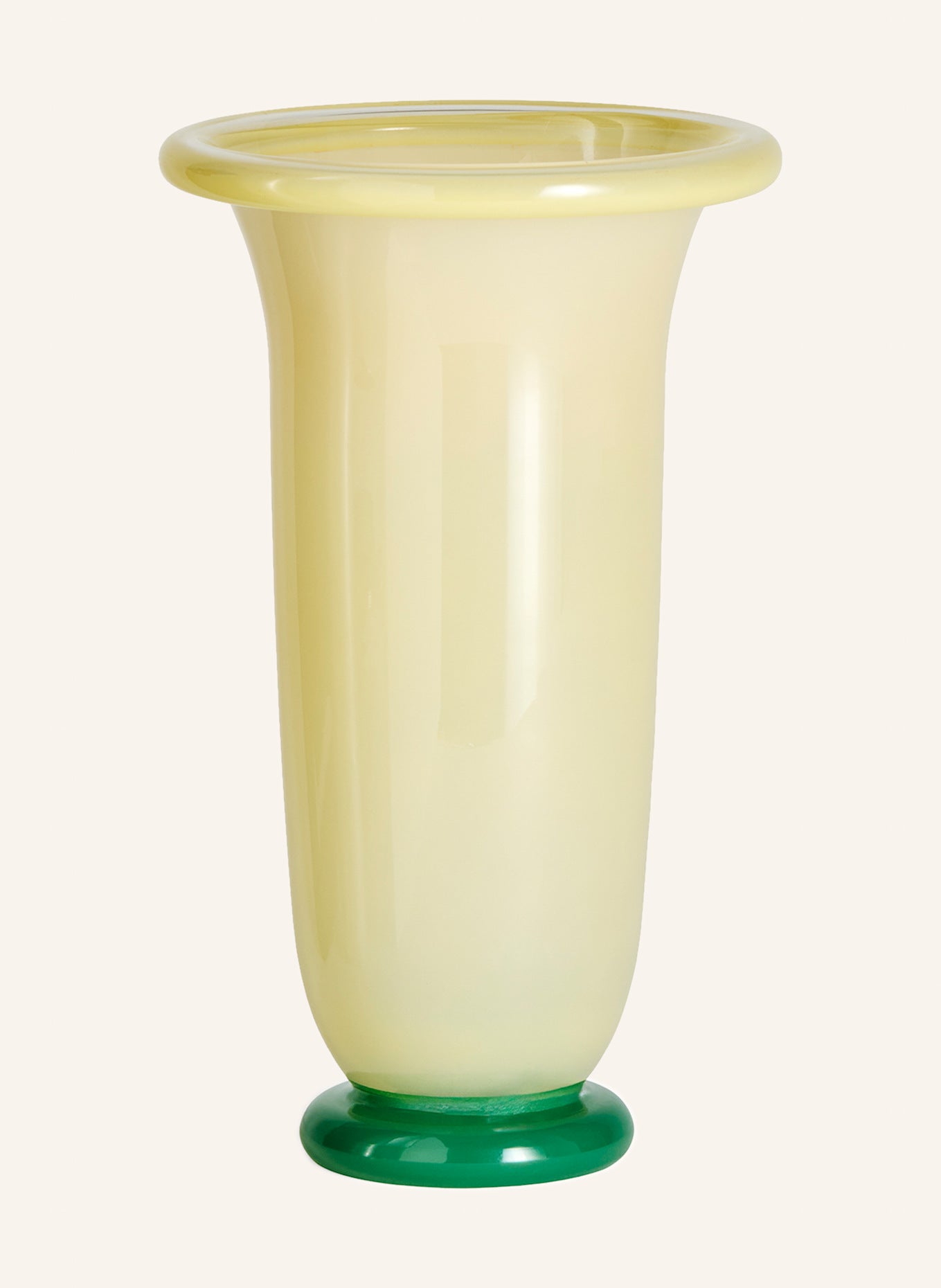 HAY 엠파이어 라지 꽃병 / 높이: 25cm / 노란색·초록색 | APO EURO 유럽직구