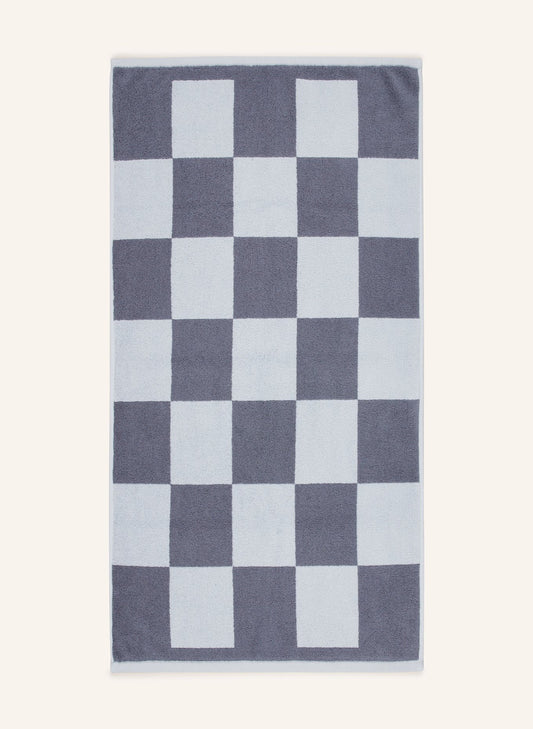 HAY 욕실 매트 CHECK 50 x 90 cm - 블루그레이 / 라이트블루 | APO EURO 유럽직구