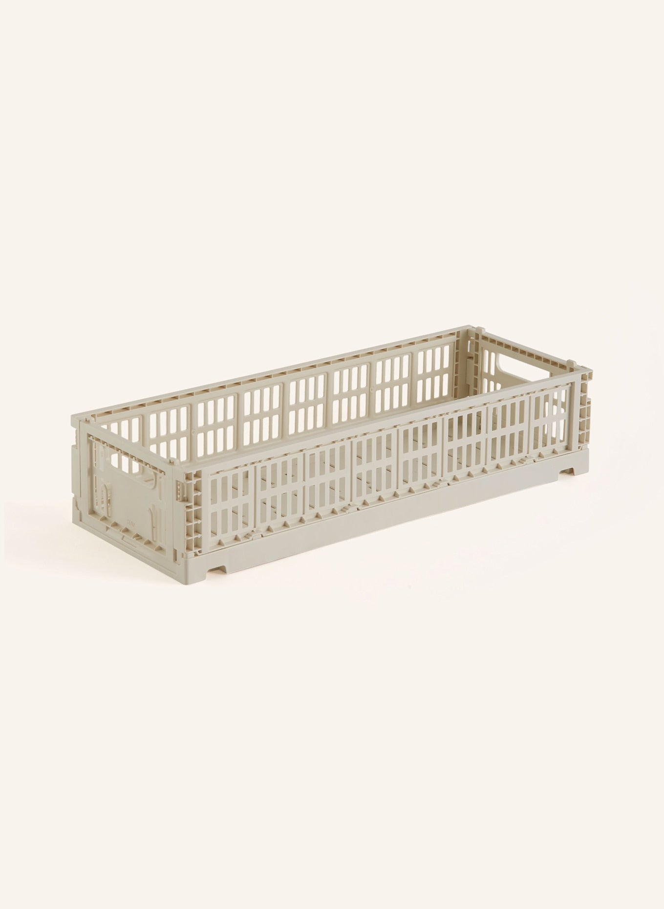 HAY 수납함 COLOUR CRATE MINI 높이: 7.5cm, 너비: 34cm - 화이트 | APO EURO 유럽직구