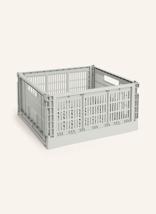 HAY 접이식 박스 컬러 크레이트 라지 높이: 21.5cm, 너비: 42cm | APO EURO 유럽직구