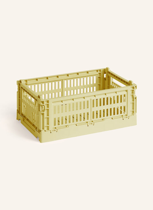 HAY 접이식 박스 COLOUR CRATE SMALL  - 노란색 | APO EURO 유럽직구