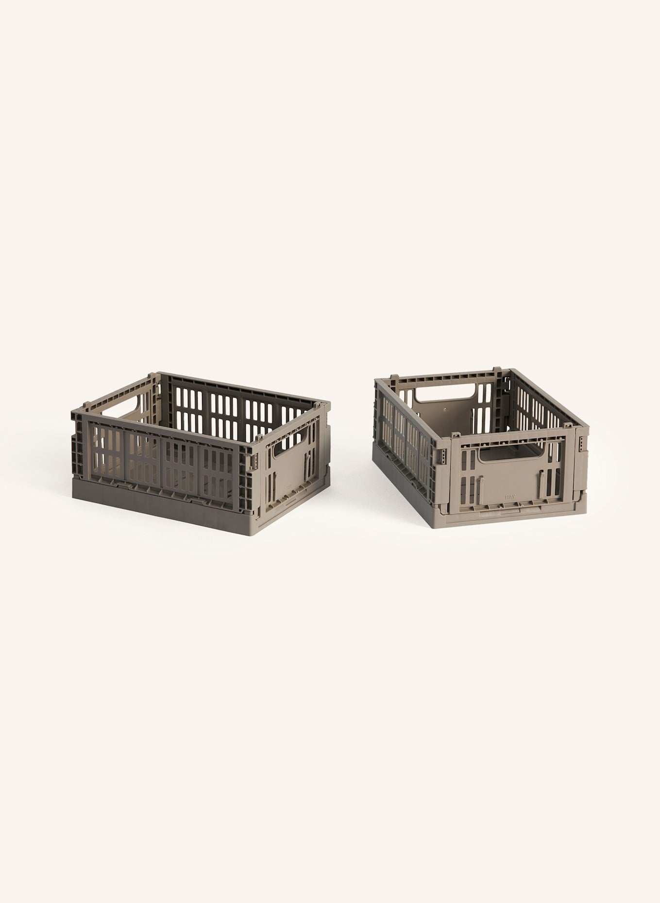 HAY 2개 세트 접이식 박스 COLOUR CRATE MINI  토프 | APO EURO 유럽직구