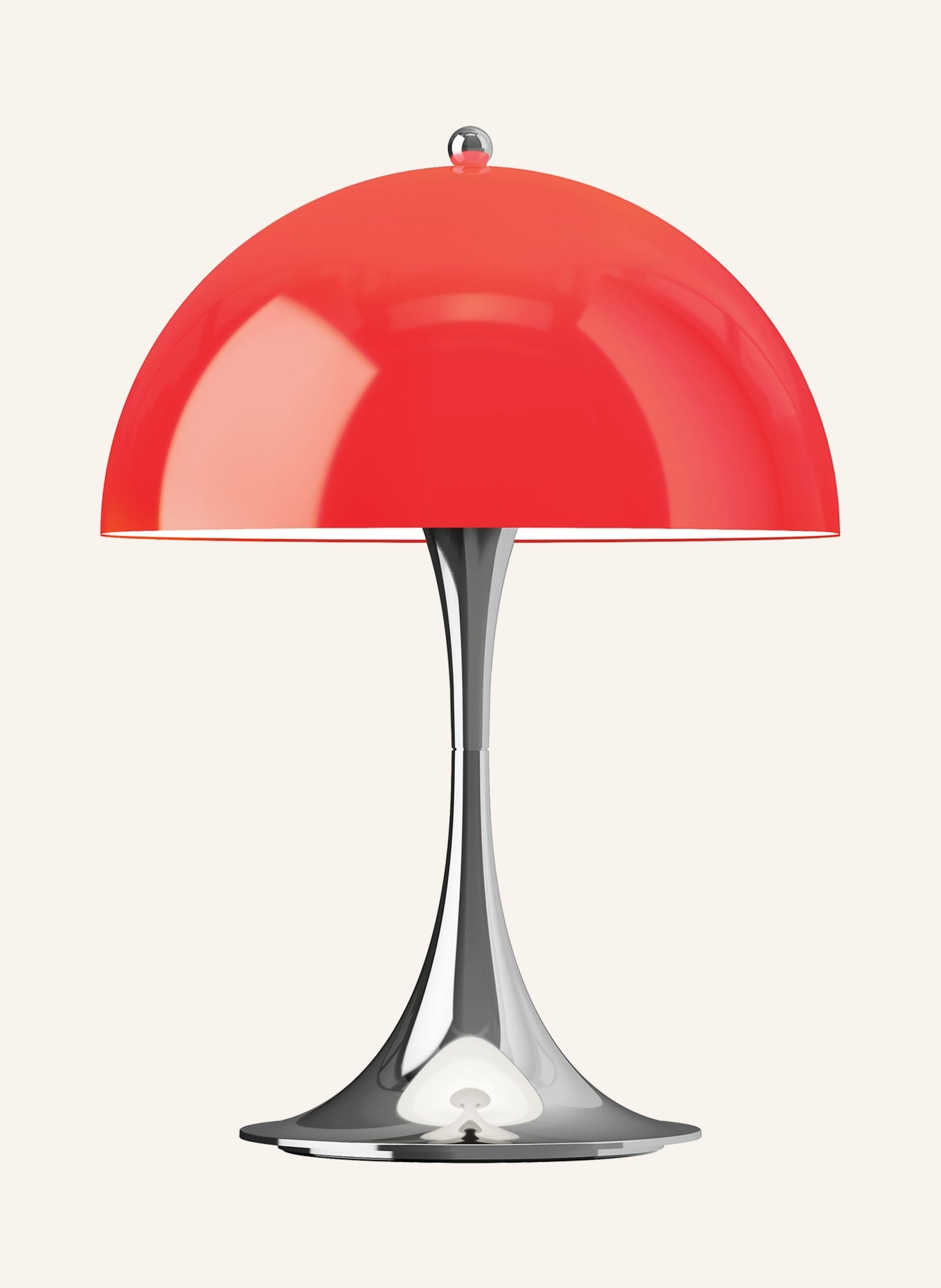 루이스폴센 테이블 조명 PANTHELLA 250 PORTABLE (높이 34,5cm) 레드 실버 상세이미지1