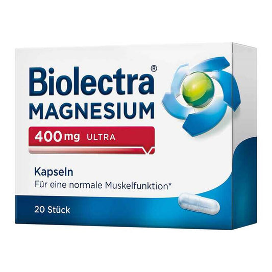 바이오렉트라 마그네슘 400mg 울트라 캡슐, 20정 | APO EURO 유럽직구