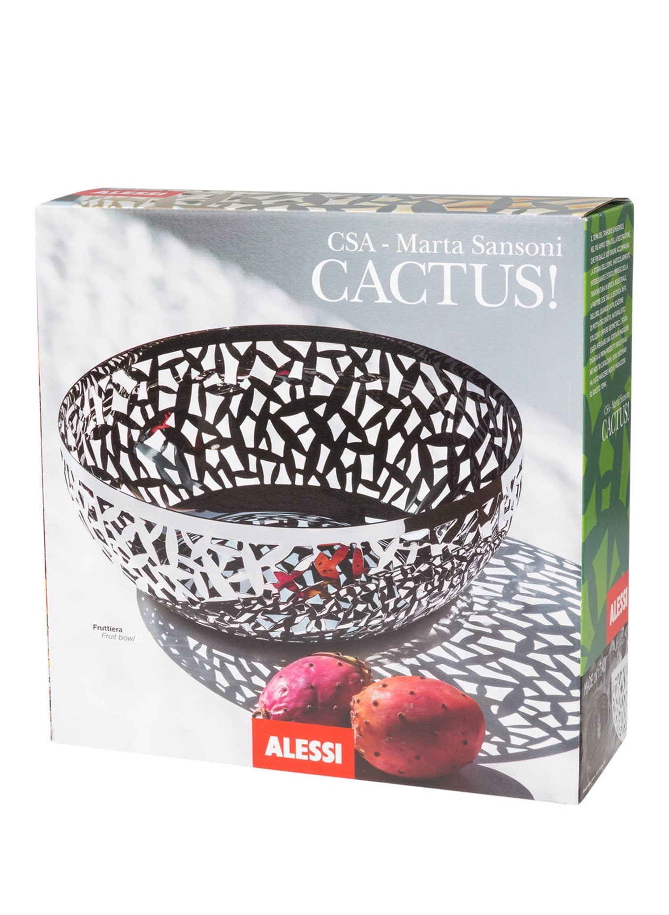 알레시 선인장 CACTUS 과일 그릇 실버 상세이미지1