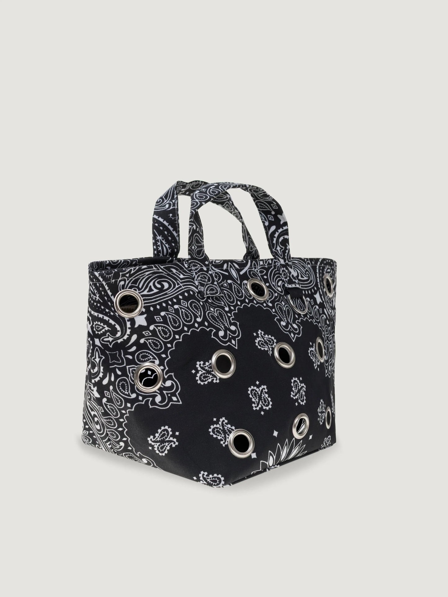 콜잇바이유어네임 Eyelets 아일렛 미니 바스켓 - 올 블랙 상세이미지 1