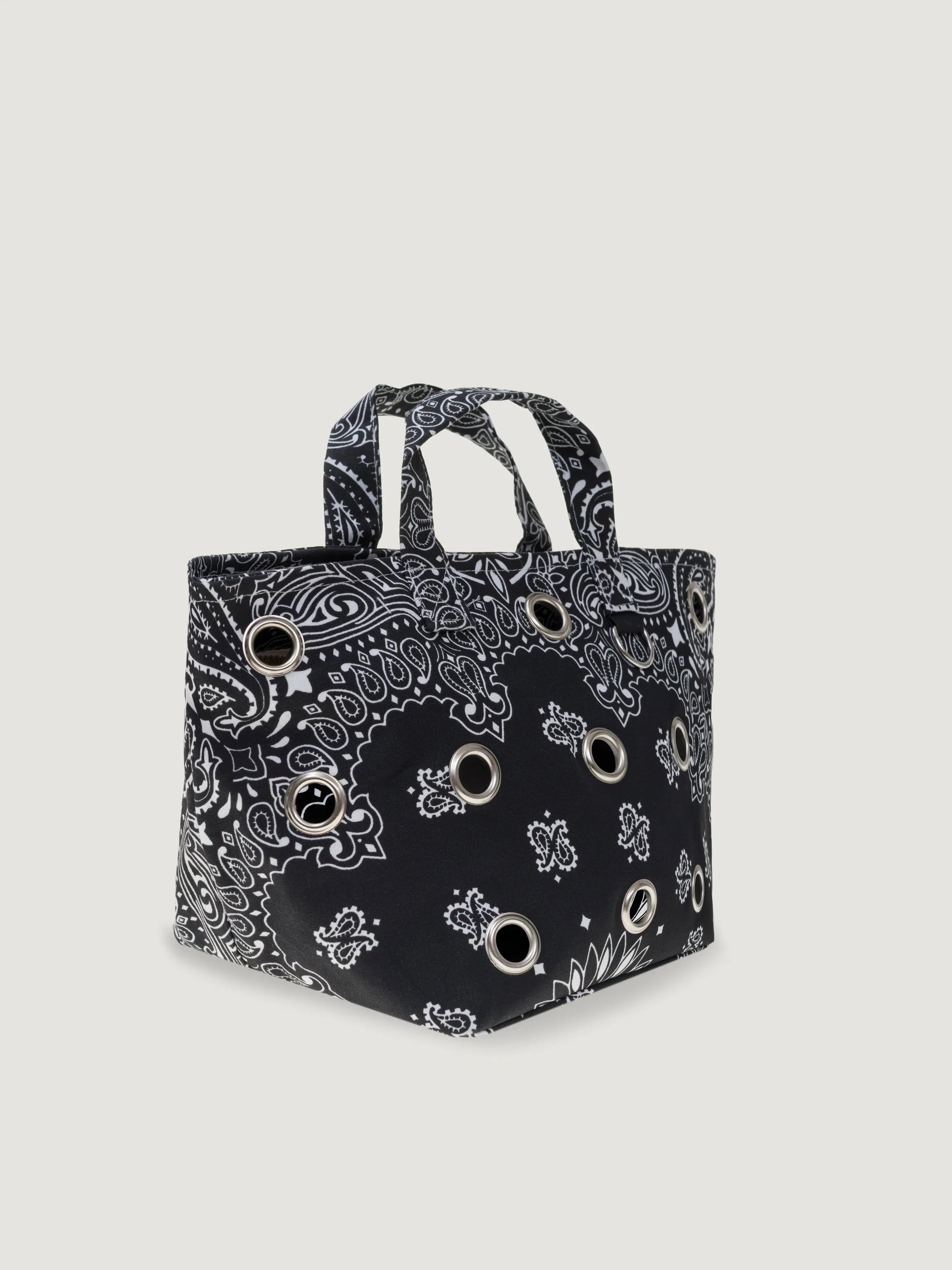콜잇바이유어네임 Eyelets 아일렛 미니 바스켓 - 올 블랙 상세이미지 1