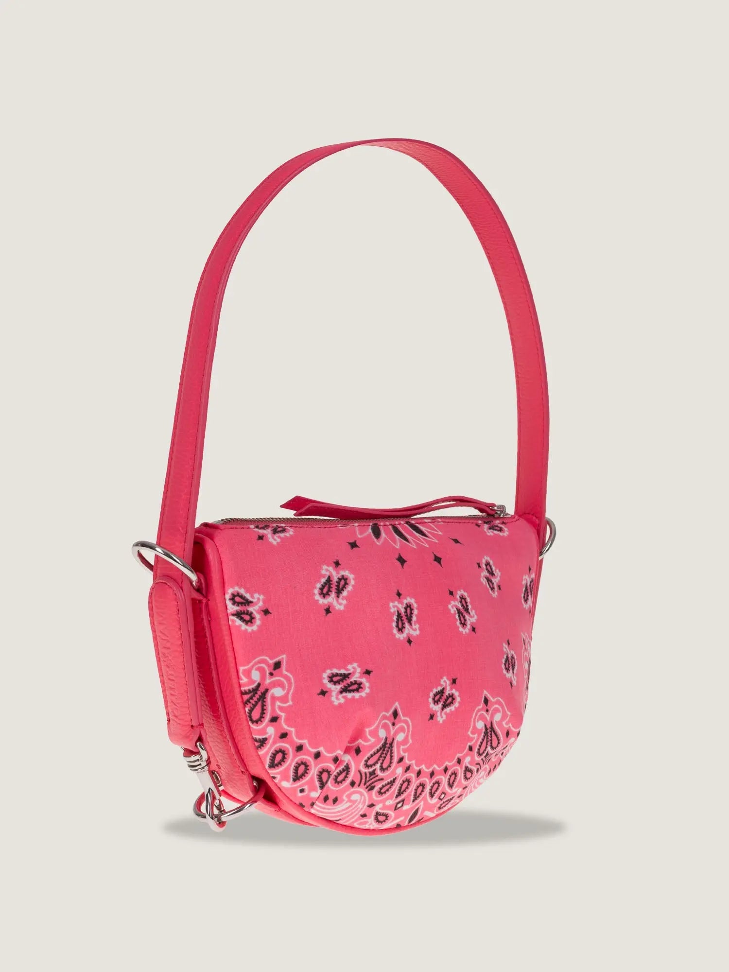 콜잇바이유어네임 미니 문 레더 백 - 올 스트로베리 상세이미지 2