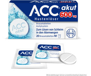ACC akut 600 기침 완화 발포정 20정 | APO EURO 유럽직구