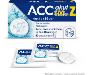 ACC 급성기침완화 발포정 600mg 레몬향 30정 상세이미지