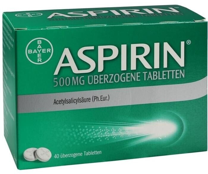 바이엘 아스피린 익스프레스 500mg 40정 상세이미지